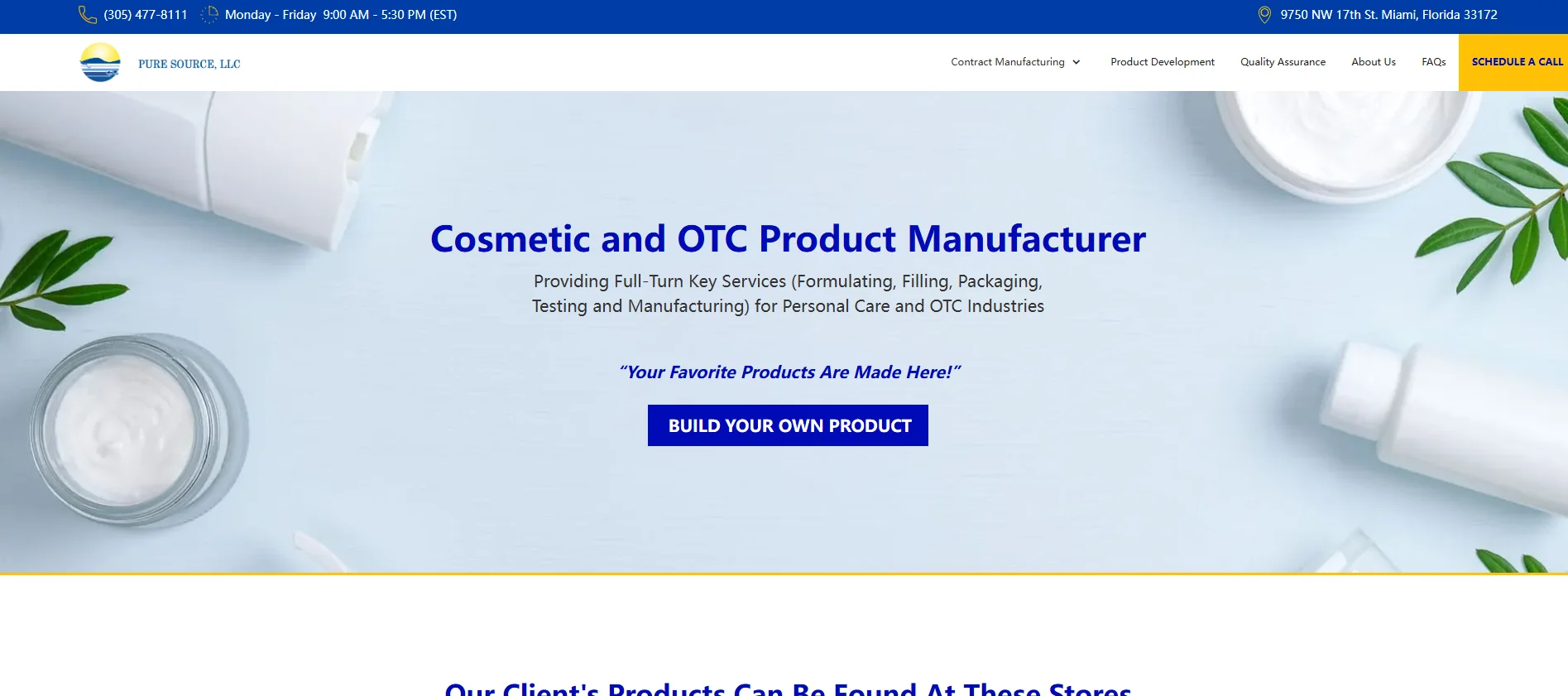 Organic Skin Care Manufacturers